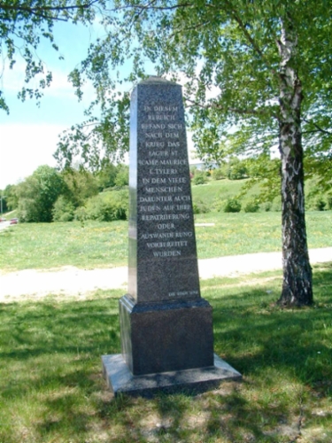 Gedenkstätte für das ehemalige Lager Wegscheid, Nr. 67, Camp Maurice L. Tyler