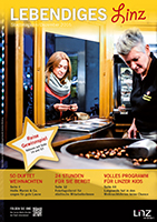 Personen beim Maronistand Foto: Stadt Linz/Schwarzl