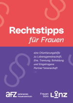 Cover der Broschüre Rechtstipps für Frauen