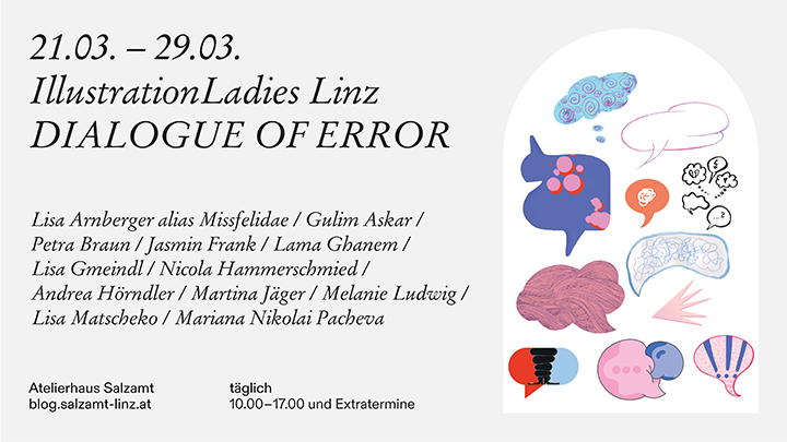 Illustration Ladies Linz, Atelierhaus Salzamt