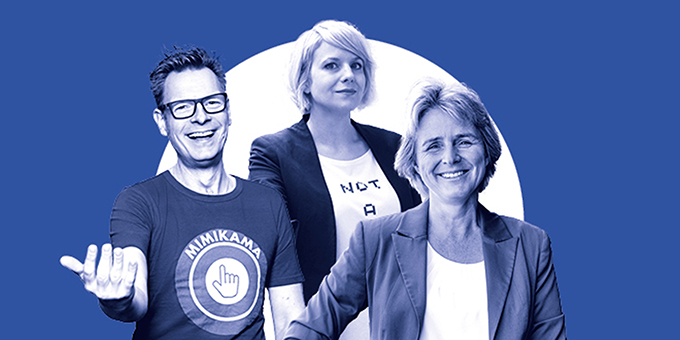 Fotos von Andre Wolf, Martina Mara und Melanie Wolfers