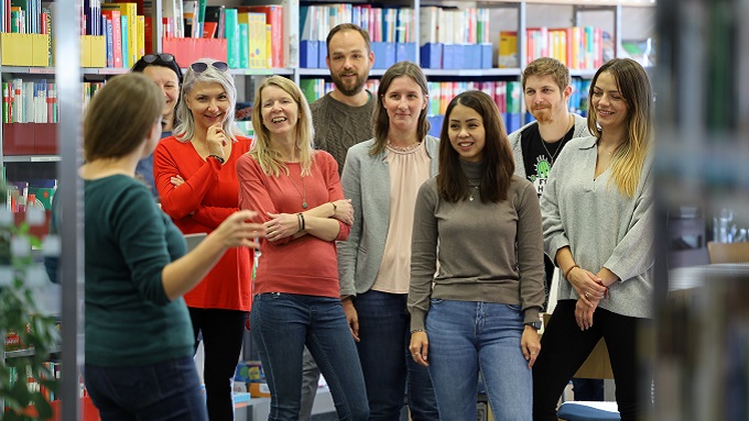 Foto: Gregor Hartl Mitarbeiter*innen der Stadtbibliothek