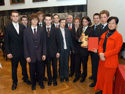 Projektteam der 7B des BRG Fadingerstraße