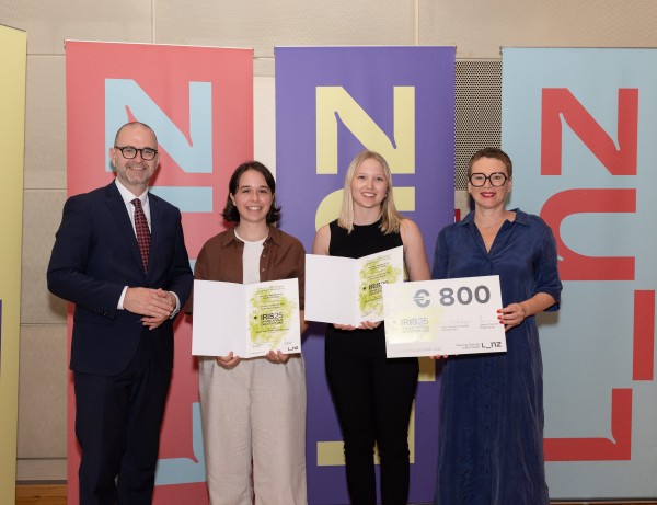 Linzer Technikum - HTL Paul Hahn Straße: Gasselseder Anna und Hönegger Anja, Umweltpreisträgerinnen IRIS 2025