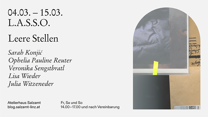 Ausstellungssujet Leere Stellen