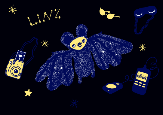 Stadt Linz / Illustration: Silke Müller Lina - Linzer Nachtschützerin