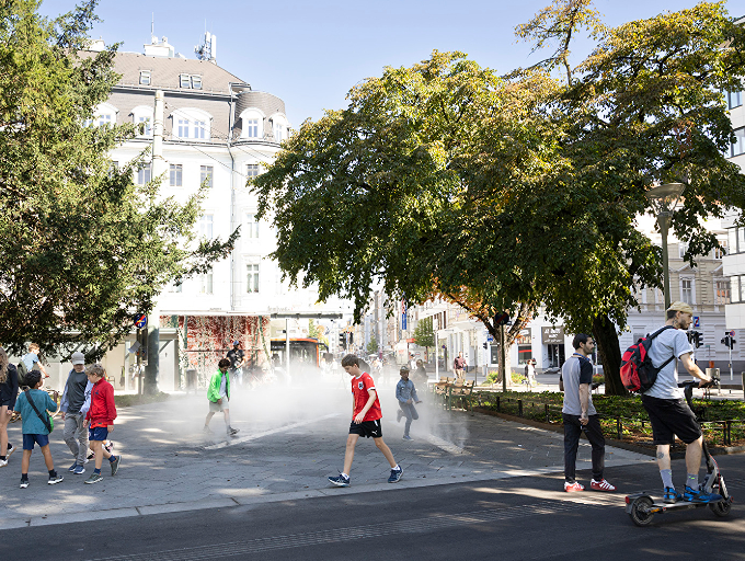 Stadt Linz / Regina Sturm Das neugestaltete Entree des Volksgartens