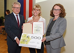 Etzelstorfer Preisträgerin IRIS 2015, Umweltschutzpreis der Stadt Linz