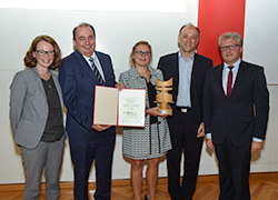 Linz Service GmbH Bereich Wasser Preisträger IRIS 2015, Umweltschutzpreis der Stadt Linz