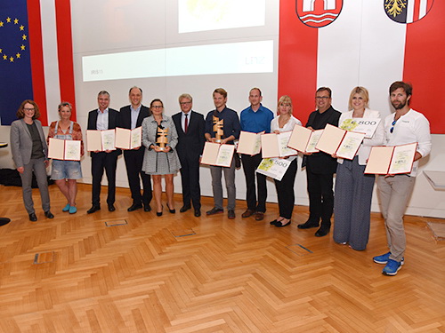 Alle Preisträgerinnen und Preisträger der IRIS 2015, Umweltschutzpreis der Stadt Linz