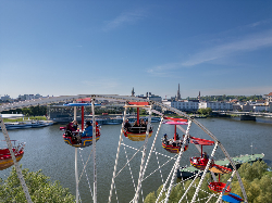 Foto vom Riesenrad am Urfahraner Markt