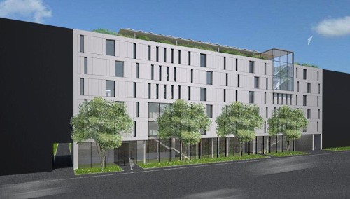 Blick aus Nordwesten - Rendering: Arch. Kneidinger