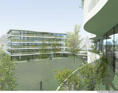 Blick aus Süden - Rendering: Architekten Gärtner + Neururer