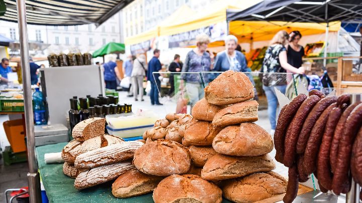 Verkaufsstand für Brot