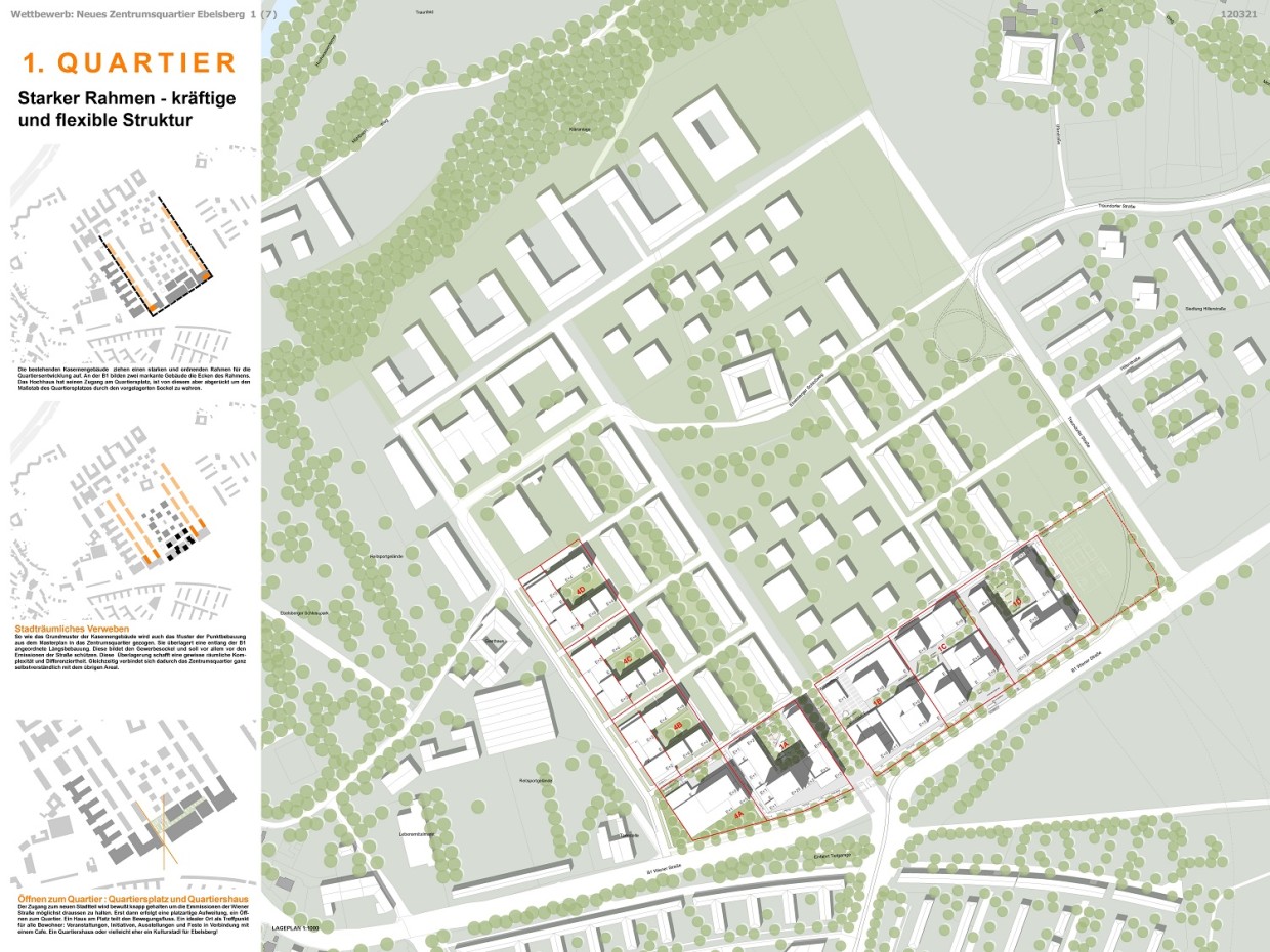 Frötscher Lichtenwagner Architekten Karte des Quartiers