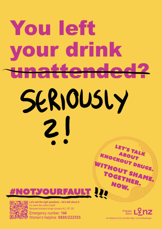 Rebekka Hochreiter, FIFTITU% You left your drink unattended? SERIOUSLY?!