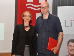 Preisverleihung Schobesberger an Hannes Langeder