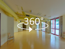 360°-Ansicht: Gymnastiksaal