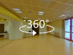 360°-Ansicht: Gymnastiksaal