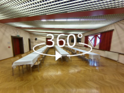 360°-Ansicht: Kleiner Saal