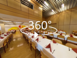 360°-Ansicht: Großer und kleiner Saal