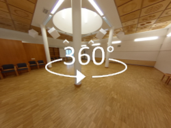 360°-Ansicht: Gymnastiksaal