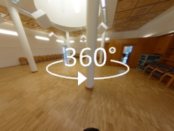 360°-Ansicht: Gymnastiksaal