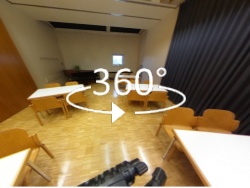 360°-Ansicht: Kleiner Saal (Bühne)