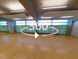 360°-Ansicht: Gymnastiksaal