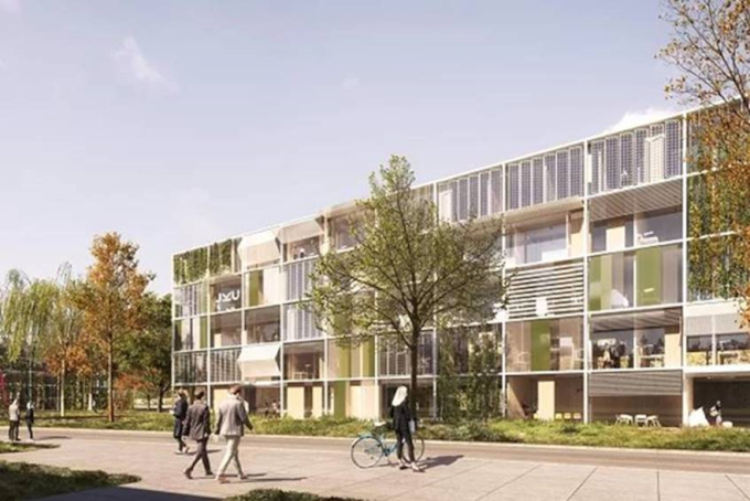 Campus West; Rendering: querkraft architekten, patricia bagienski