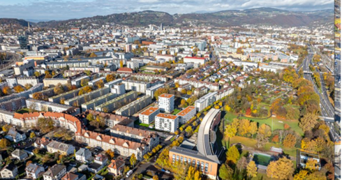Das Leben im Franckviertel - bereits jetzt ein begehrtes Wohngebiet - soll noch nach-haltiger gestaltet werden. Foto: PTU, H.P: