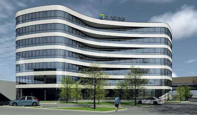  Neues Headquarter von Dynatrace; Rendering: Planet Architects 