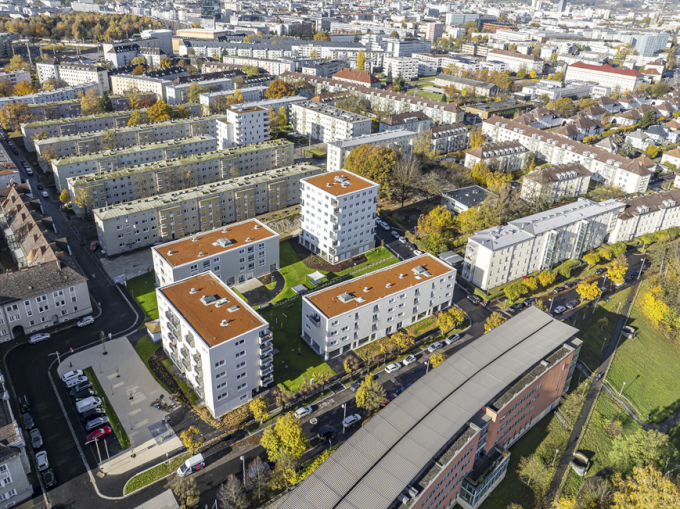 Wimhölzel-Hinterland - die erste, bereits fertig gestellte Bauetappe; Foto: PTU.H.P.