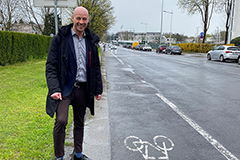 Auf Initiative des Linzer Mobilitätsreferenten Vizebürgermeister Martin Hajart wird die Radweglücke zwischen Keferfeld und Kleinmünchen durch einen neuen Radweg an der Landwiedstraße zwischen der Stechergasse und der Meggauerstraße geschlossen.  