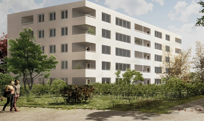 Das Projekt „Poschacherpark“ ist ein Paradebeispiel für die Investitionstätigkeit der GWG; Grafik: GWG 