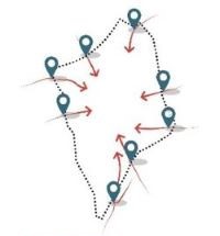 Grafik Prinzip Tore - Innenstadtkonzept