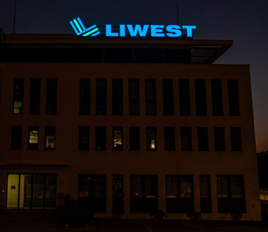 Beleuchtung LIWEST Zentrale am Standort Lindengasse in Linz-Urfahr Foto: Stadt Linz / P.T.U. 