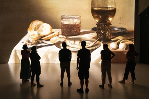 Pieter Claesz Stillleben im Deep Space Foto: AEC