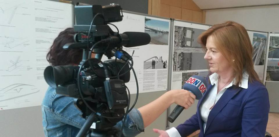 Pressetermin zum Projekt „Neue Eisenbahnbrücke“