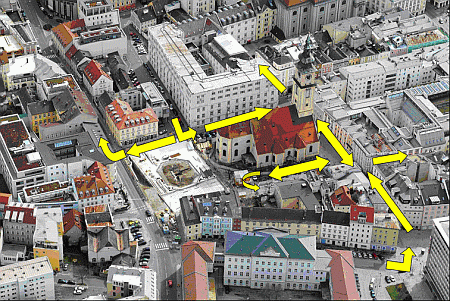 Neue Verkehrsführung für den Pfarrplatz