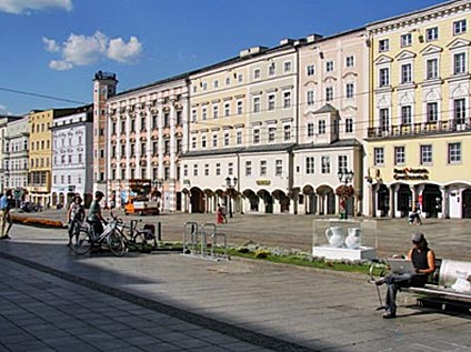 Blick Richtung Hauptplatz-Ostseite