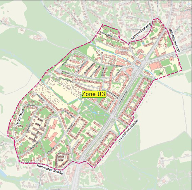 Dauerparkberechtigung U3