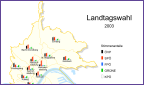 Stadtkarte Landtagswahl 2003