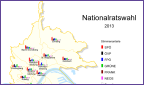 Stadtkarte Nationalratswahl 2013