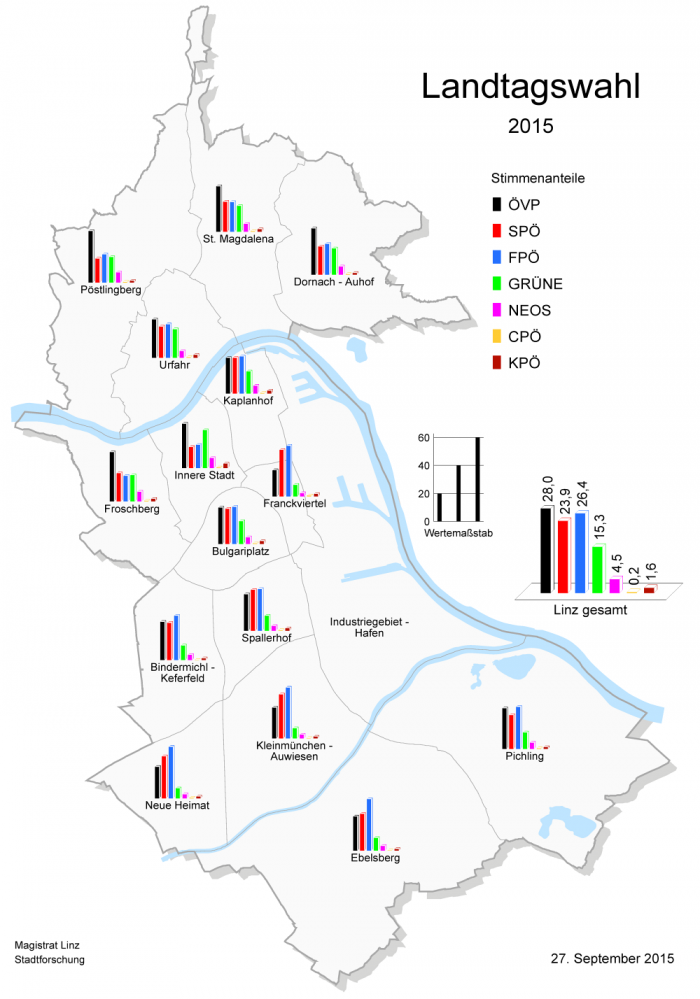 Stadtkarte Landtagswahl 2015