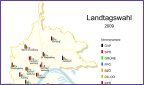 Stadtkarte Landtagswahl 2009