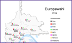 Stadtkarte Europawahl 2014